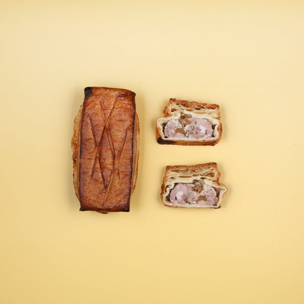 Pâté aux girolles préparé par Arnaud Daval