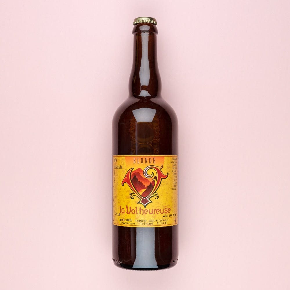 Cella - Bière blonde la Val'heureuse en bouteille de 75cl - Brasserie Val Heureuse - Boucherie Daval